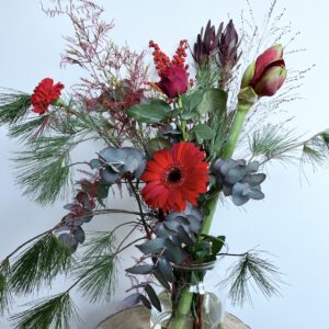 Veldboeket kerst- Rood