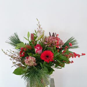 Kerstboeket - Rood